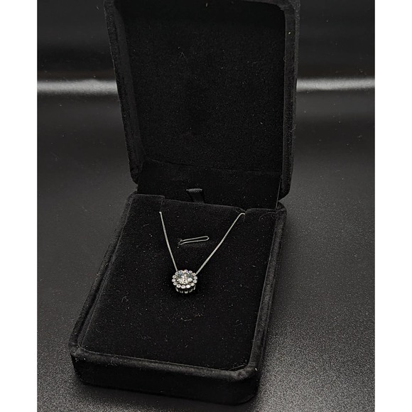 Certified 1 ct Genuine White Moissanite  necklace 925 Sterling silver 2. - Picture 8 of 8